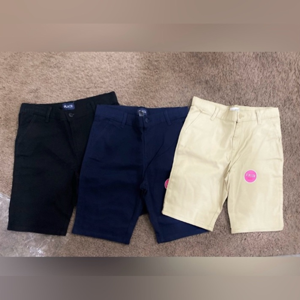 Girls Children’s Place School Uniform shorts Bundle size 12 NWT